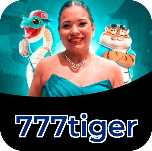 Interface do aplicativo 777tiger mostrando jogos disponíveis no iOS e Android